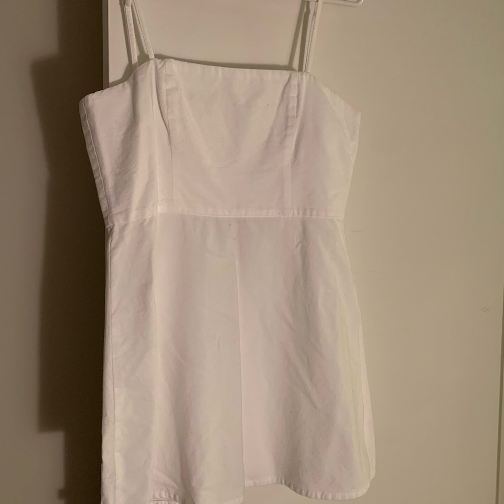 White cotton dress